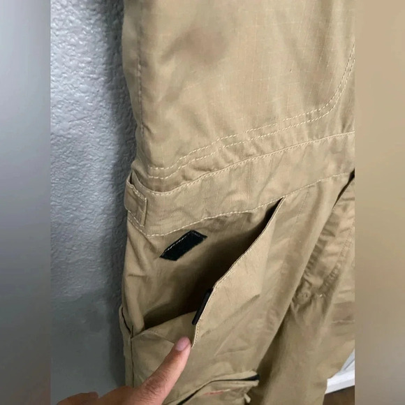 Vintage Tommy Hilfiger jumpsuit overalls carpenter size Large 90's wide‎ leg - Picture 7 of 15